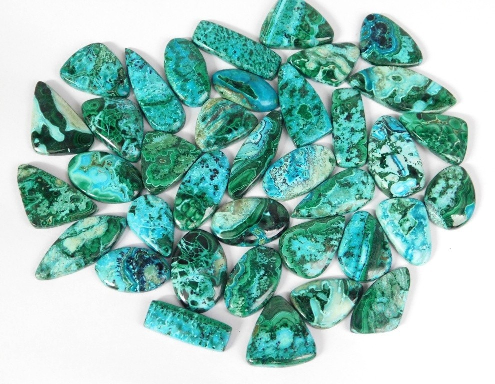 Mix Shape Azurite Malachite Pendant, Necklace Jewelry Making Gemstone 71243