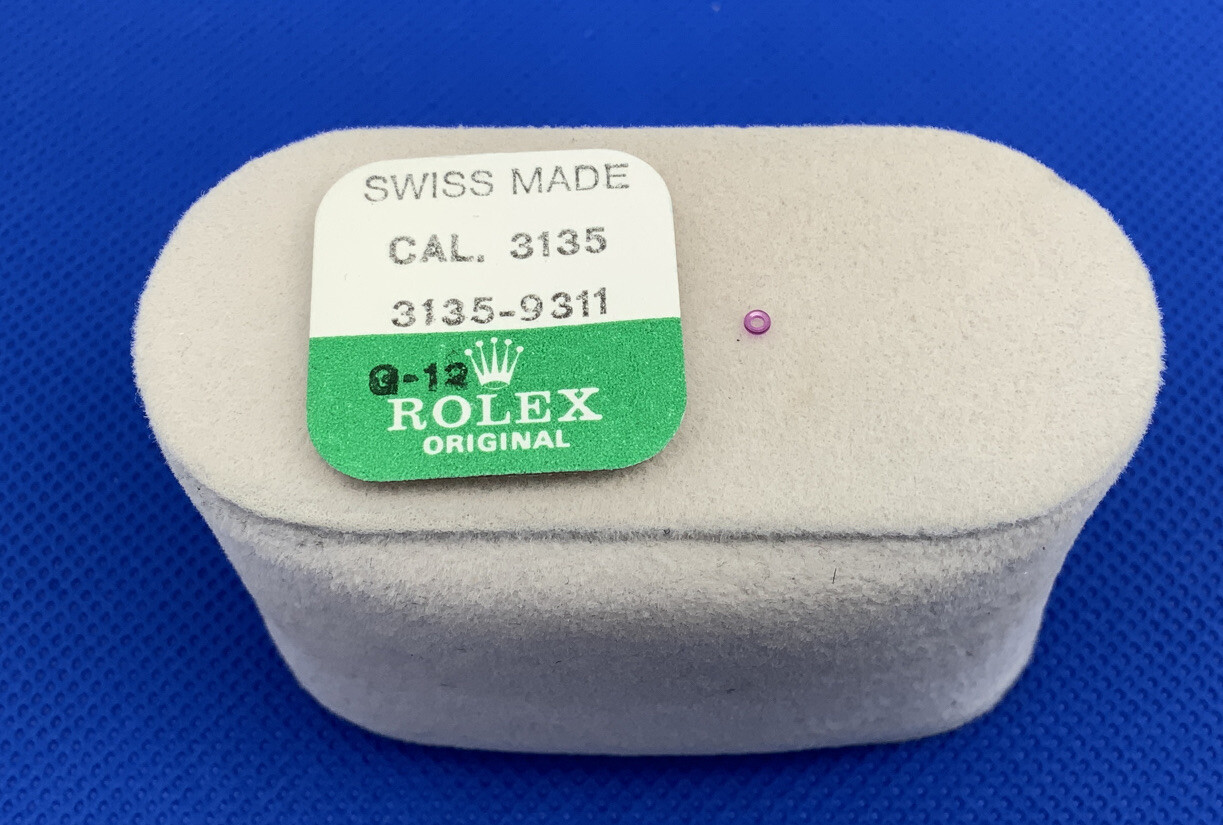 Rolex 3135 9311 Lower Barrel Jewel. One Jewel. Genuine New Old Stock