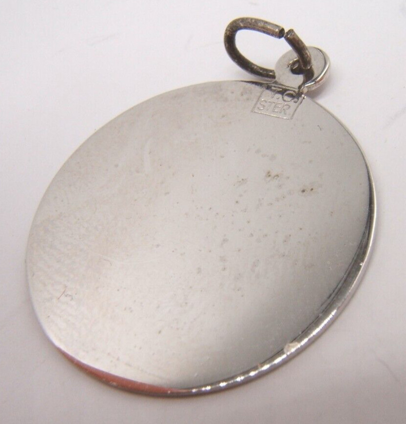 VTG T.C. STERLING SILVER DISK CHARM TO MY BRIDESMAID