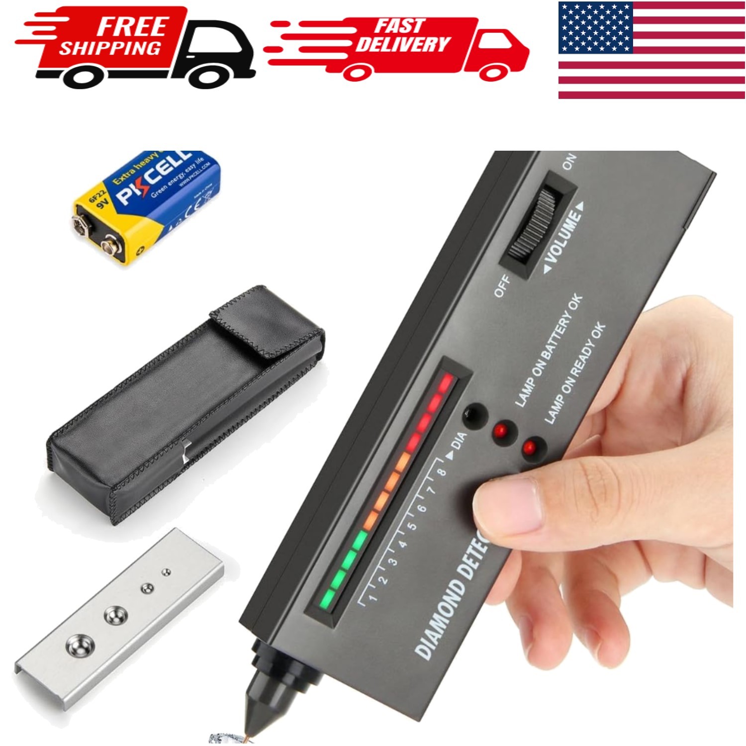 Professional Diamond Tester Rechargeable,High Accuracy Jewelry Diamond Tester
