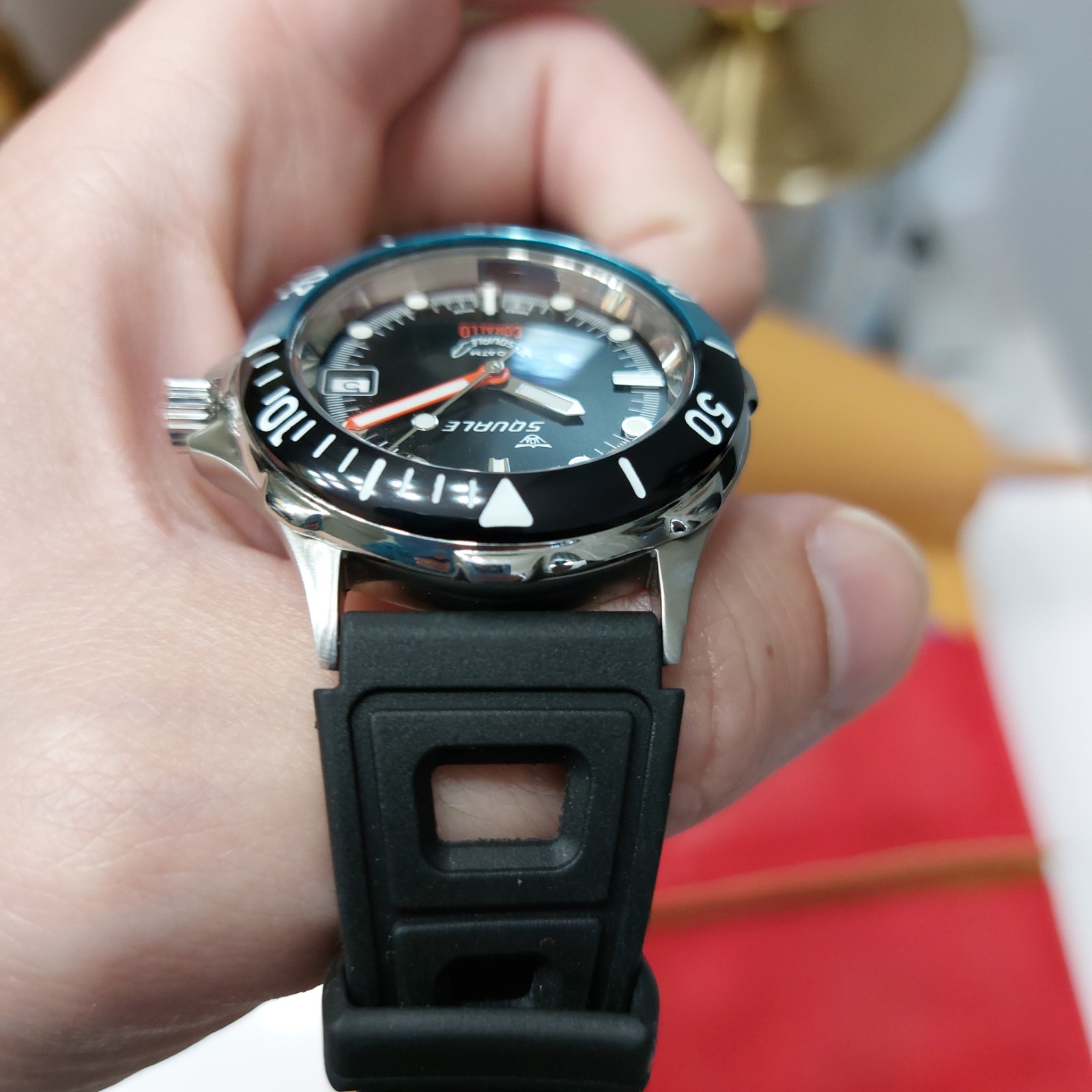 Squale Corallo NOS 2008 Black Dial Automatic Watch. Number 9/100