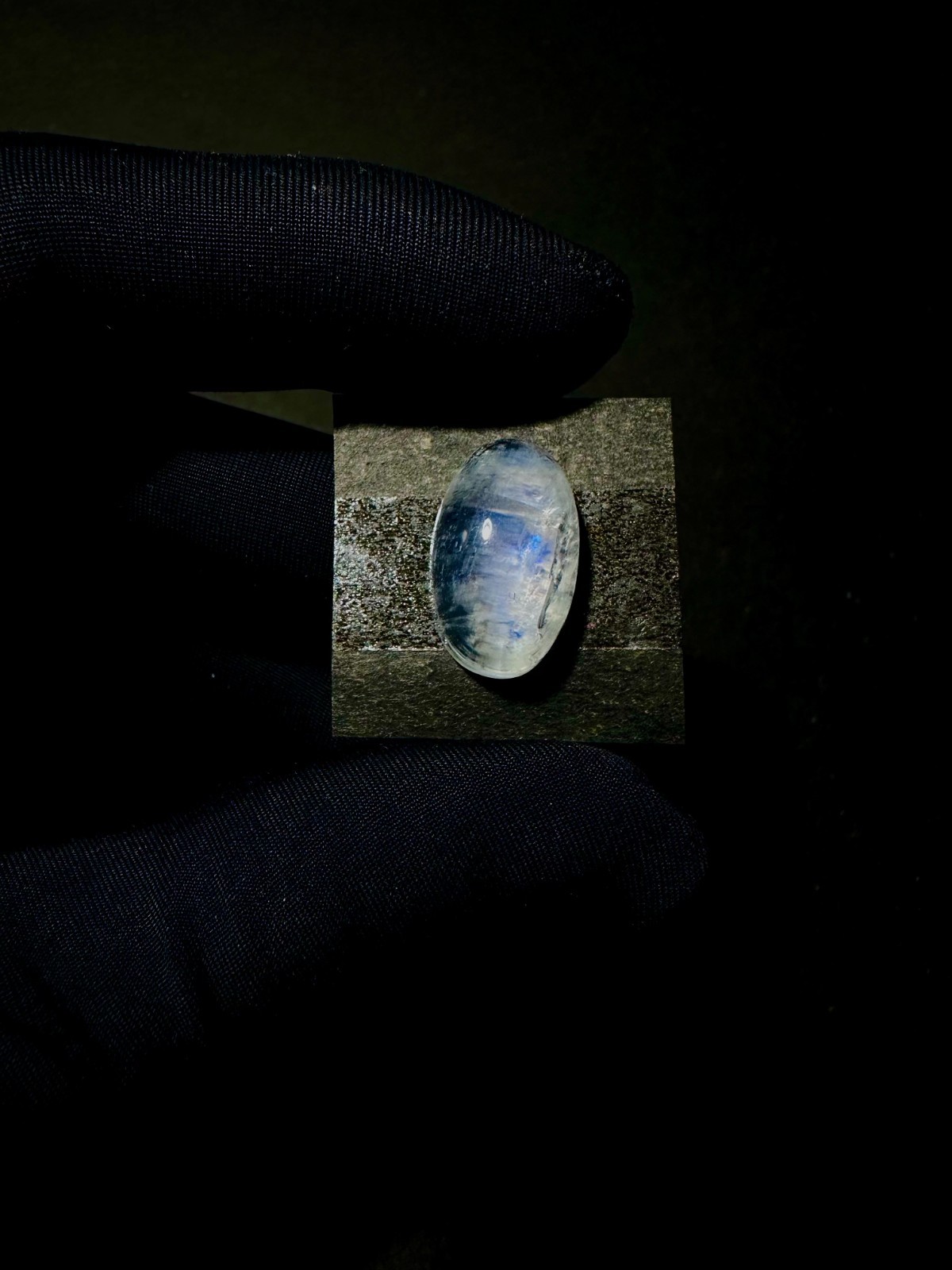 Natural Rainbow Moonstone, Blue Fire Moonstone, Engagement Ring Gemstone, 13Cts