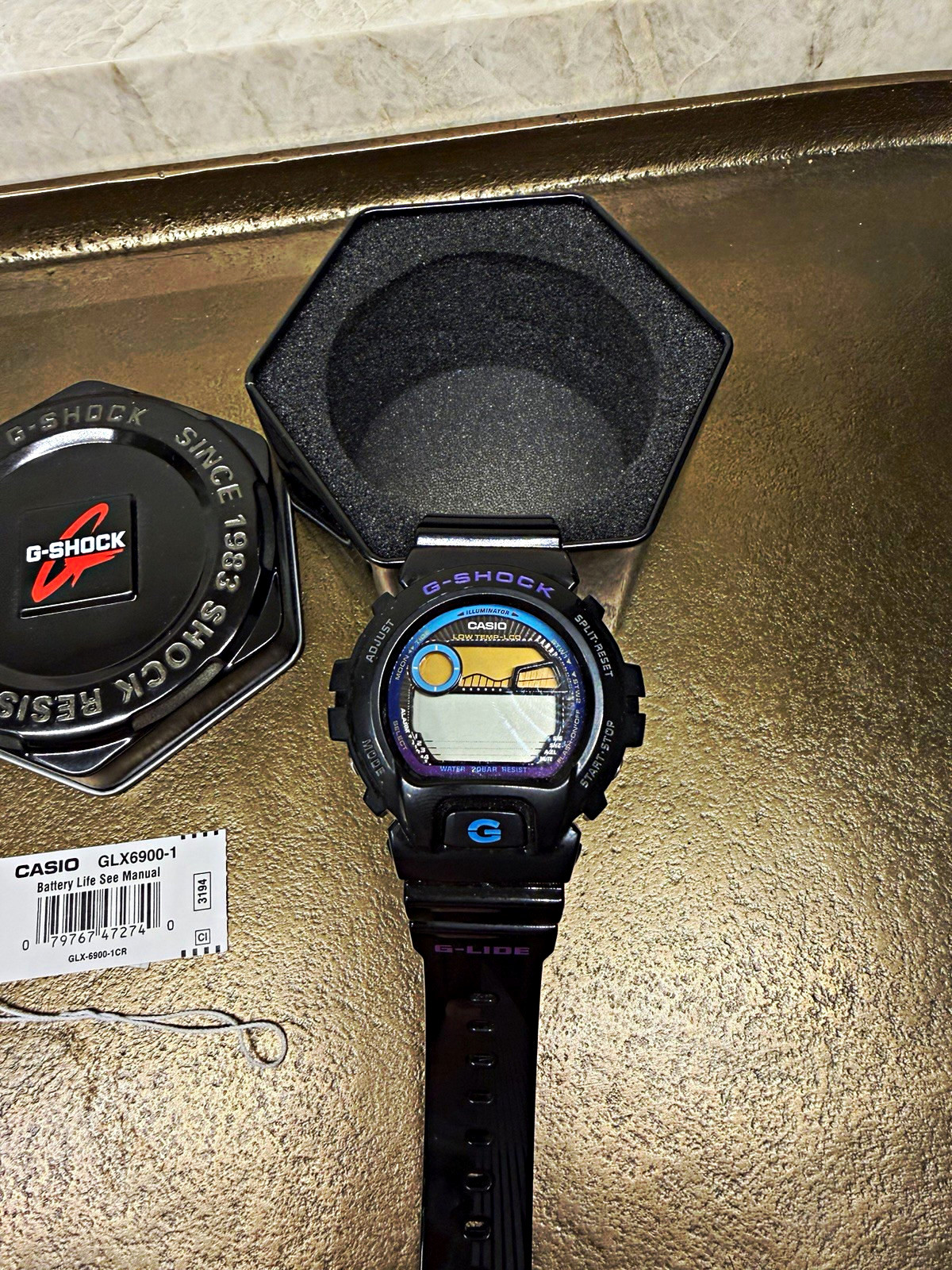 Casio G-Shock G-Lide GLX6900-1 Digital Shock-Resistant 200m w/ Box and Manual