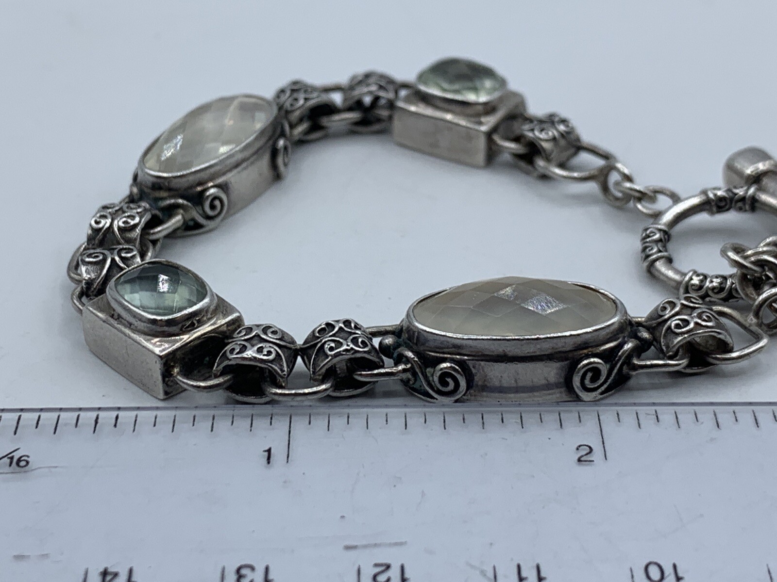 Fuzion Creations .925 Sterling Silver CZ Bracelet