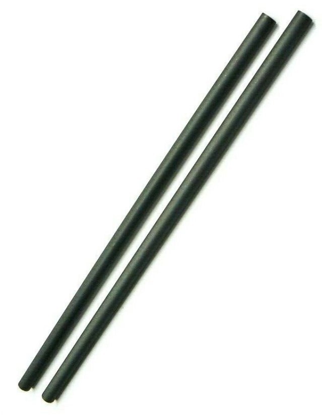 2 Carbon Stirring Rods Graphite to Stir Molten Metal Melting Scrap 3/8 x 12″ USA