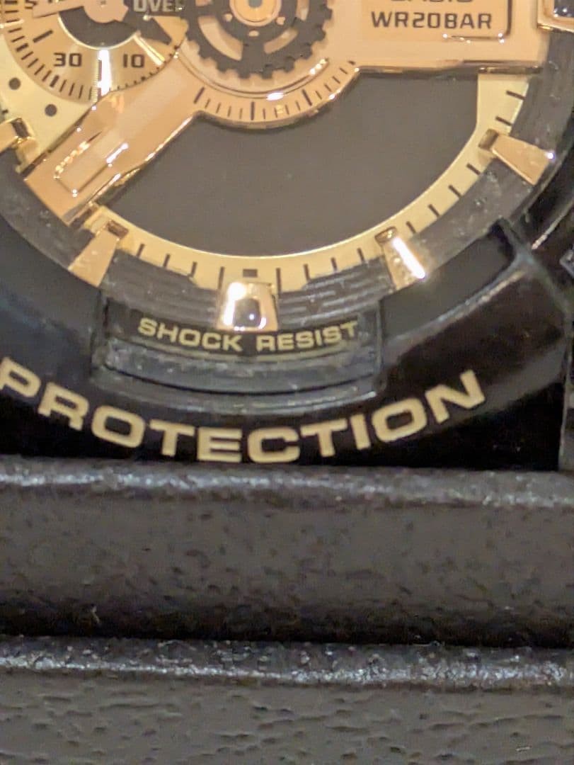 CASIO G-SHOCK watch body black gold regular price 22,550 yen junk item