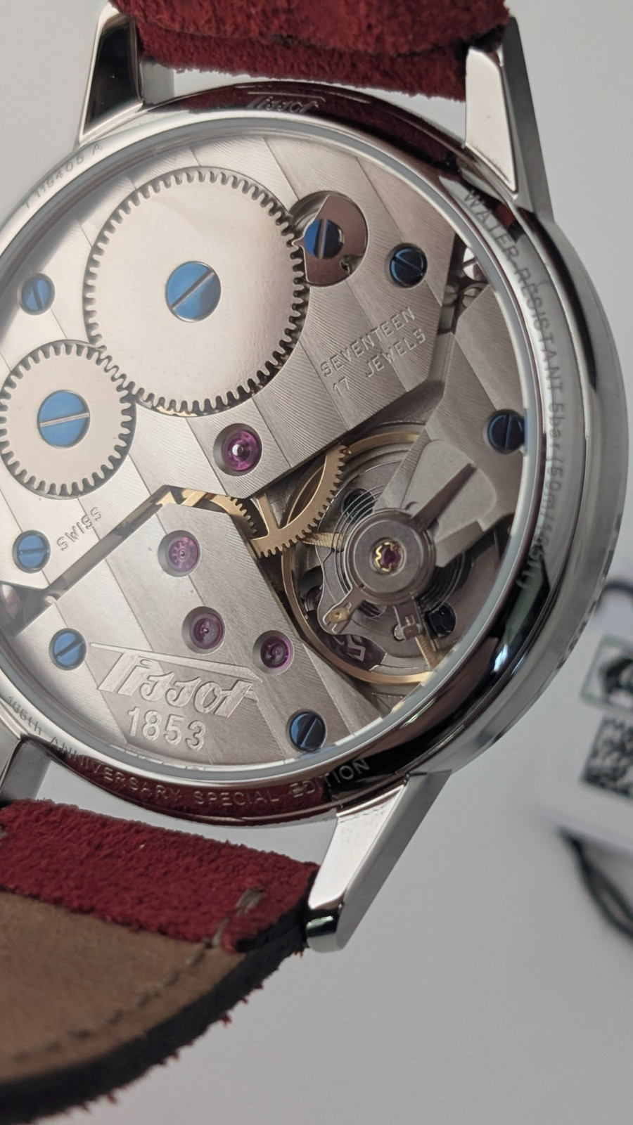 Tissot Heritage Petite Seconde White/sil Dial Leather Strap Watch T1194051603700