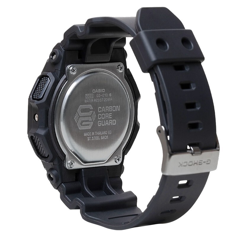 Casio G-Shock Digital 10-Year Battery Resin Black Men’s Watch GD010-1