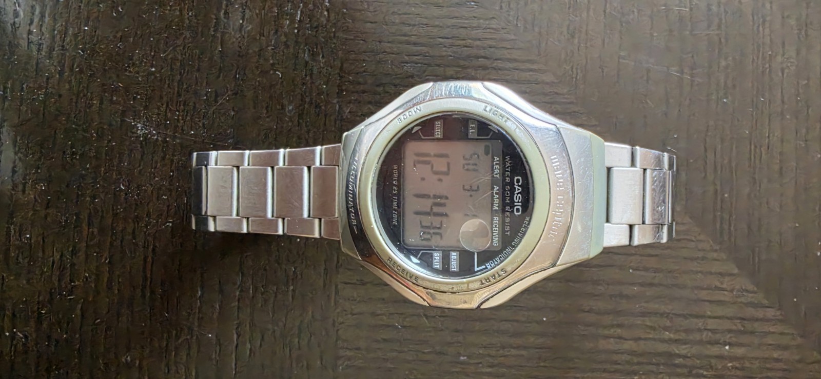 Rare Vintage Casio Wave Ceptor WV-56H (2587) Atomic Digital Watch