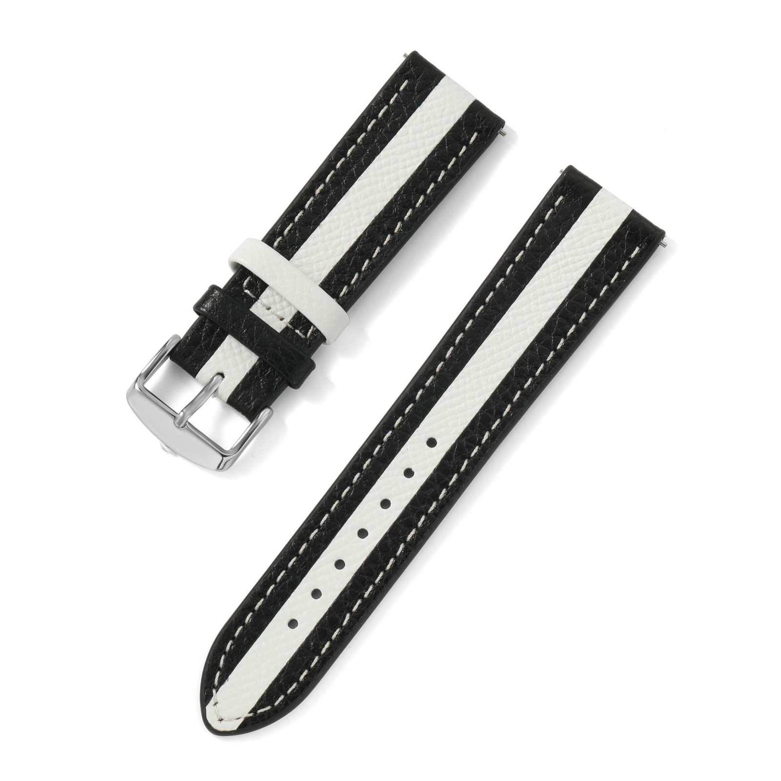 Classic Color Genuine Leather Watch Band Strap Quick Release Wristband 20mm/22mm