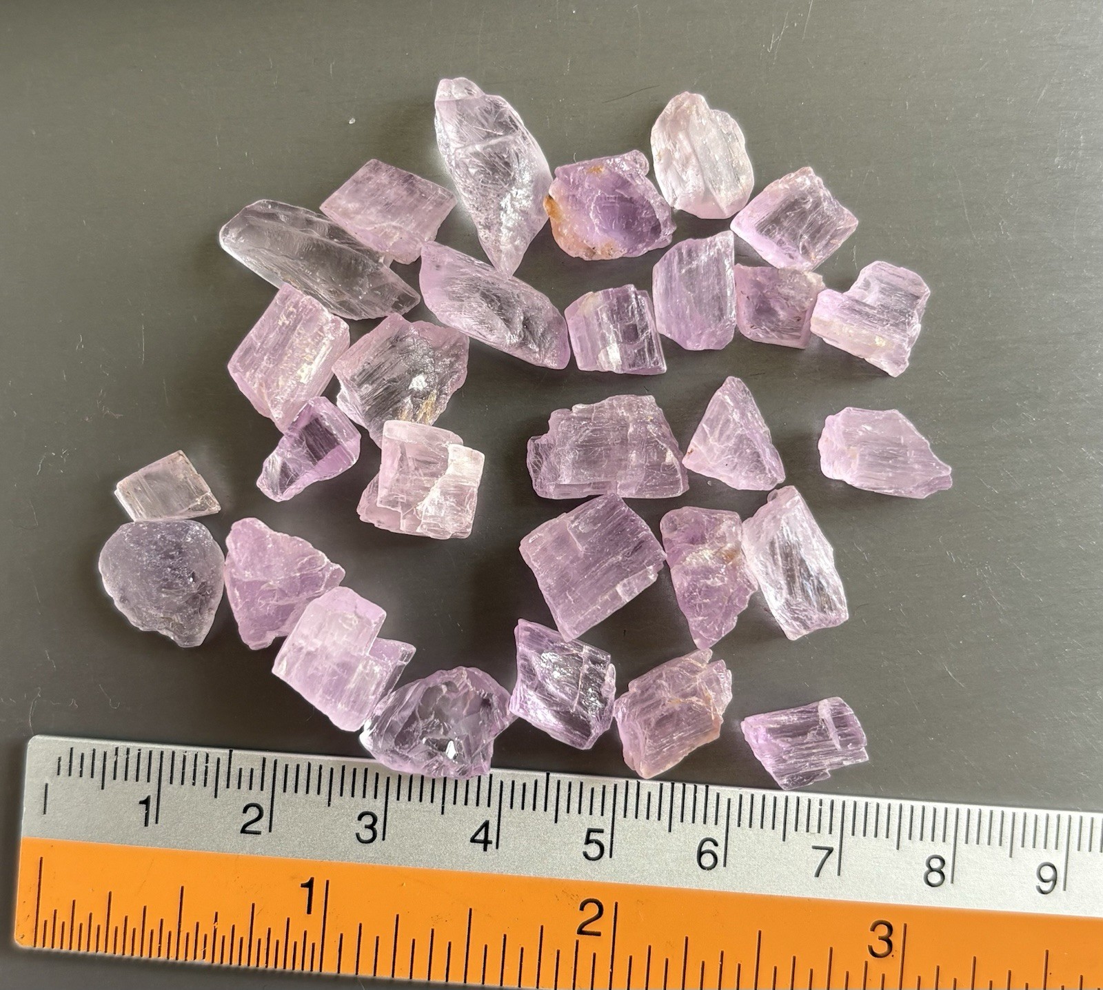 Nice Lot 149 Cts Natural Purple Colour Kunzite Rough From Nigeria
