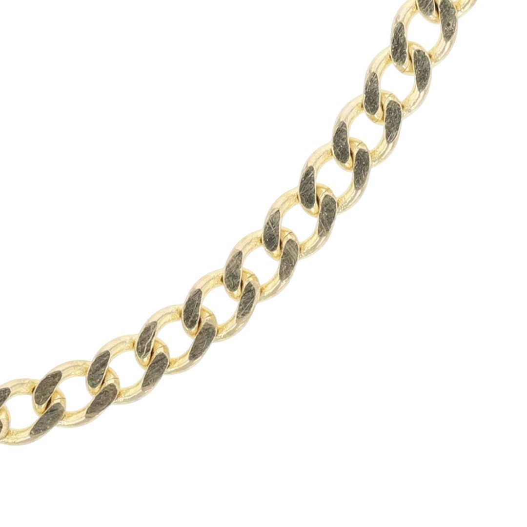 Midas 1.9mm Curb Link Chain 22.25″ Necklace 10k Yellow Gold 3.99 Grams