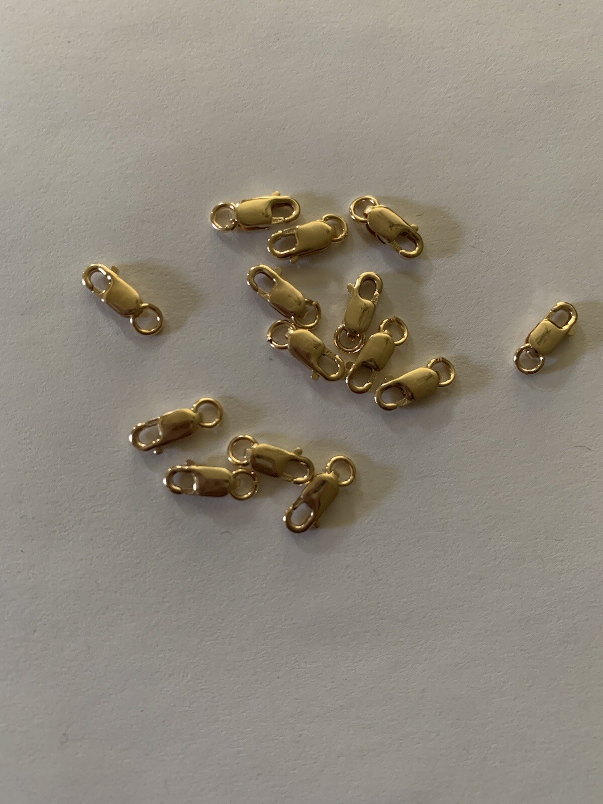 14k Gold Filled 8.4mm Lobster Clasp with Open Ring 10pcs/pack