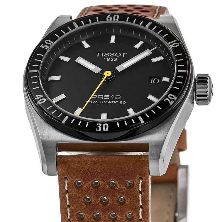 New Tissot PR516 Powermatic 80 Automatic Black Unisex Watch T149.407.16.051.00