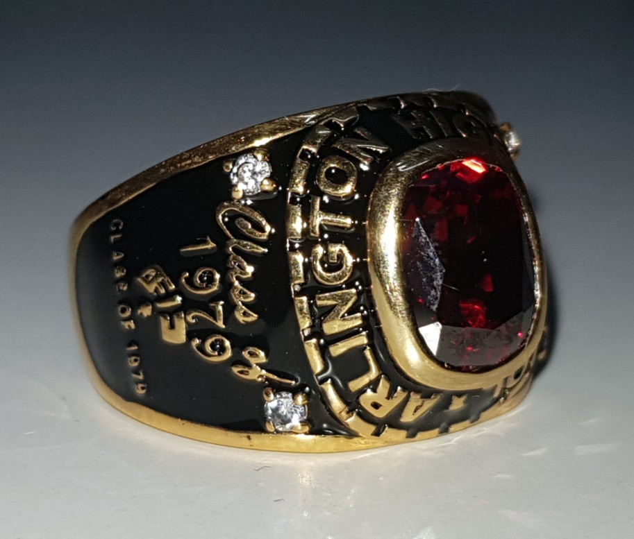 Order Now For 2026 Graduation Men’s 925 Silver Class Ring Gift Cushion Gemstone