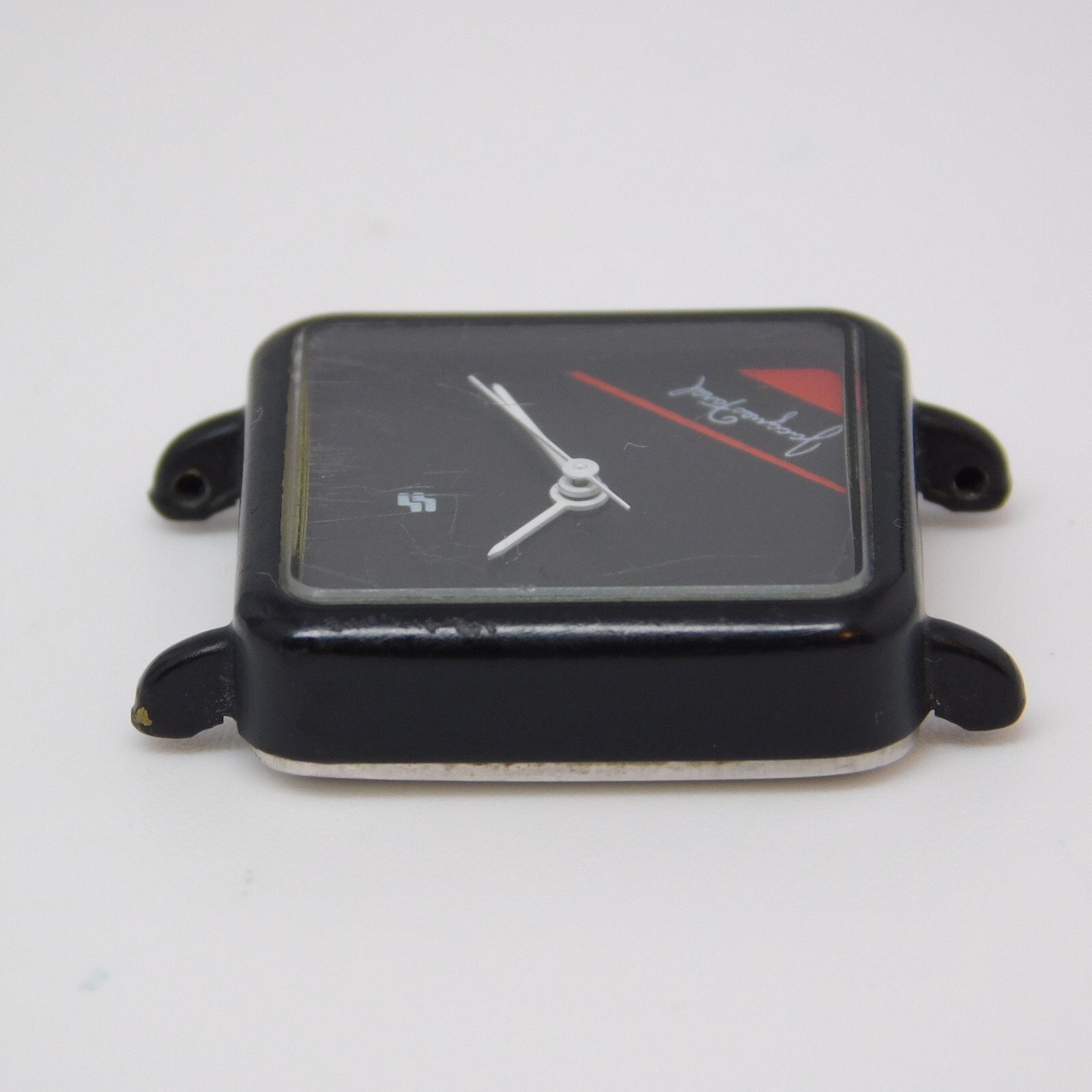 JACQUES FAREL 880115 Black Tone Case Quartz Analog Women’s Watch New Battery