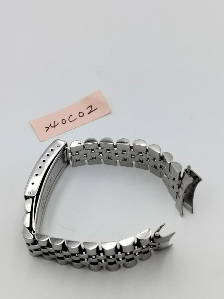 Authentic 1980s Rolex 1601 16014 Steel Bracelet 20mm Swiss 62510H 555 – 24OC02