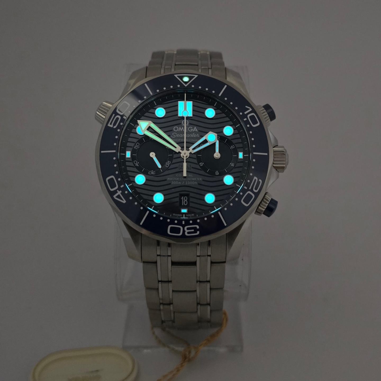 OMEGA SEAMASTER 210.30.44.51.03.001 BLUE DIAL EXCELLENT! VIDEO!