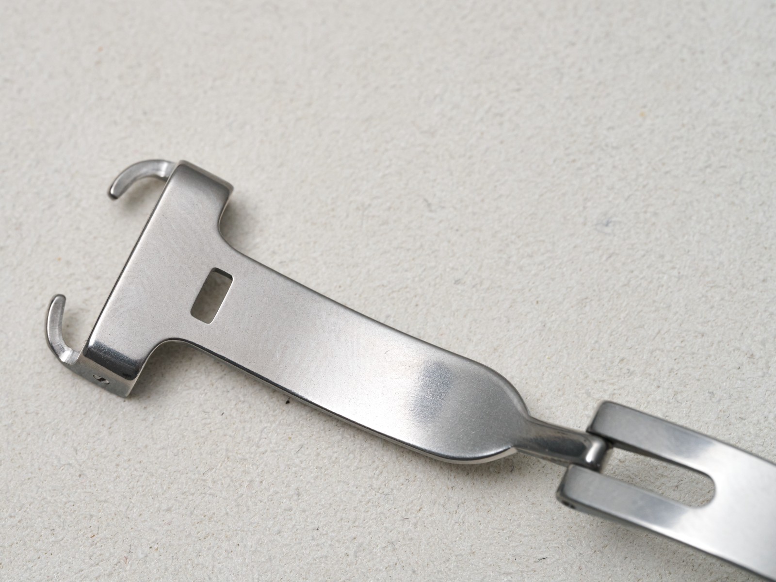 Cartier Deployment Buckle Clasp 14mm Fold Over Push Stainless Steel Genuine