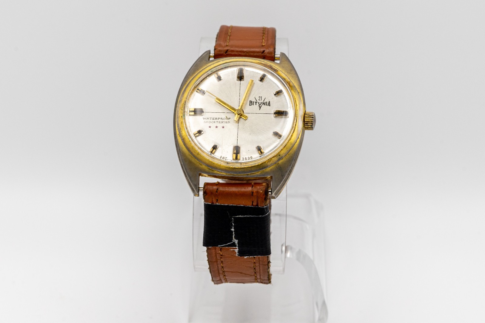 Vintage Bitunia 21 Watch BFG 866 Manual Wind 1J Waterproof – Running