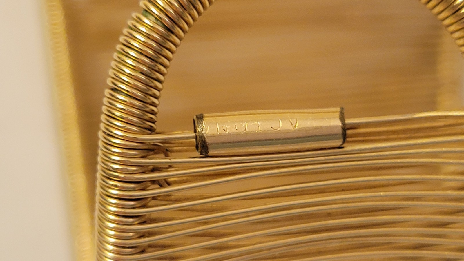 Tana Acton Cuff Bracelet 12k Gold Filled Wave Shape, Hand Crafted Adjustable