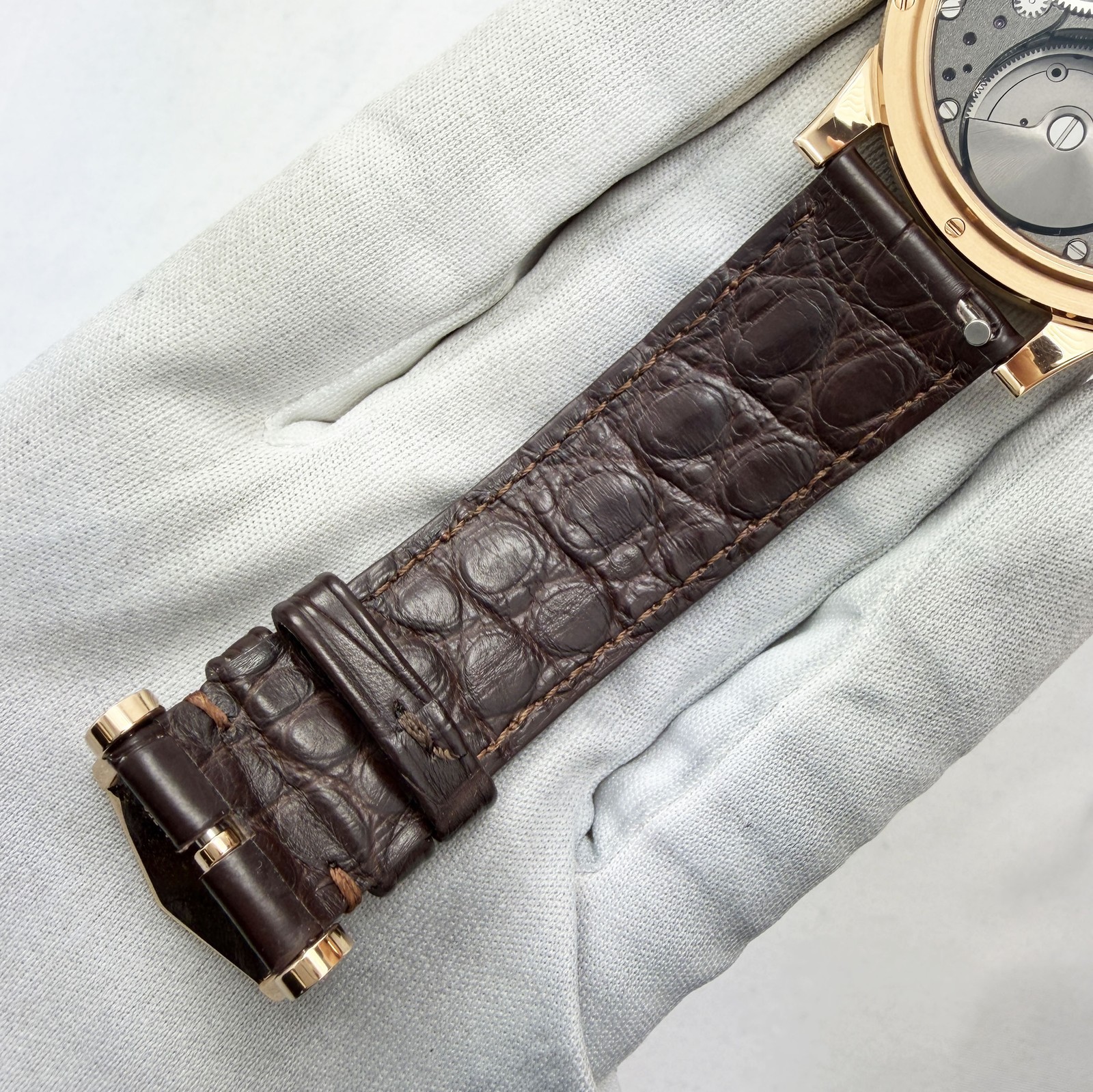 2025 Trilobe Nuit Fantastique Grained Havana NF03HG Brown 40MM 18K Rg Box Paper