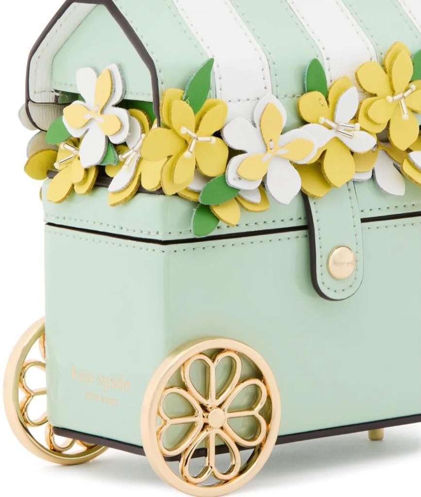 KATE SPADE FRESH PICKS EMBELLISHED LEATHER JEWELRY CASE KK739 NWT $298