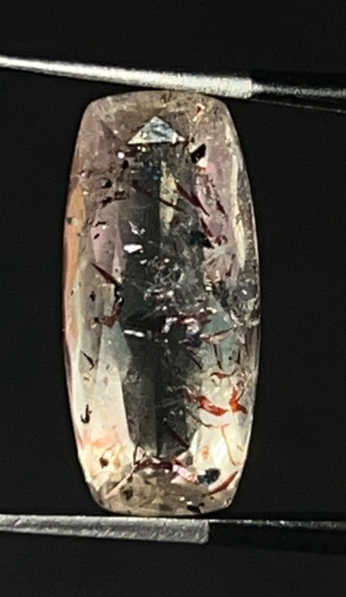 IPAS-1 Natural Lepidocrocite 3.35ct 15x7x5mm Rectangular Cushion Cut