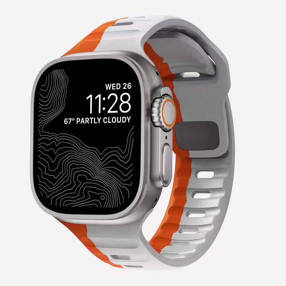 For Apple Watch Series Ultra 11 10 9 8 7 5 Silicone Sport Strap Band 38/49mm