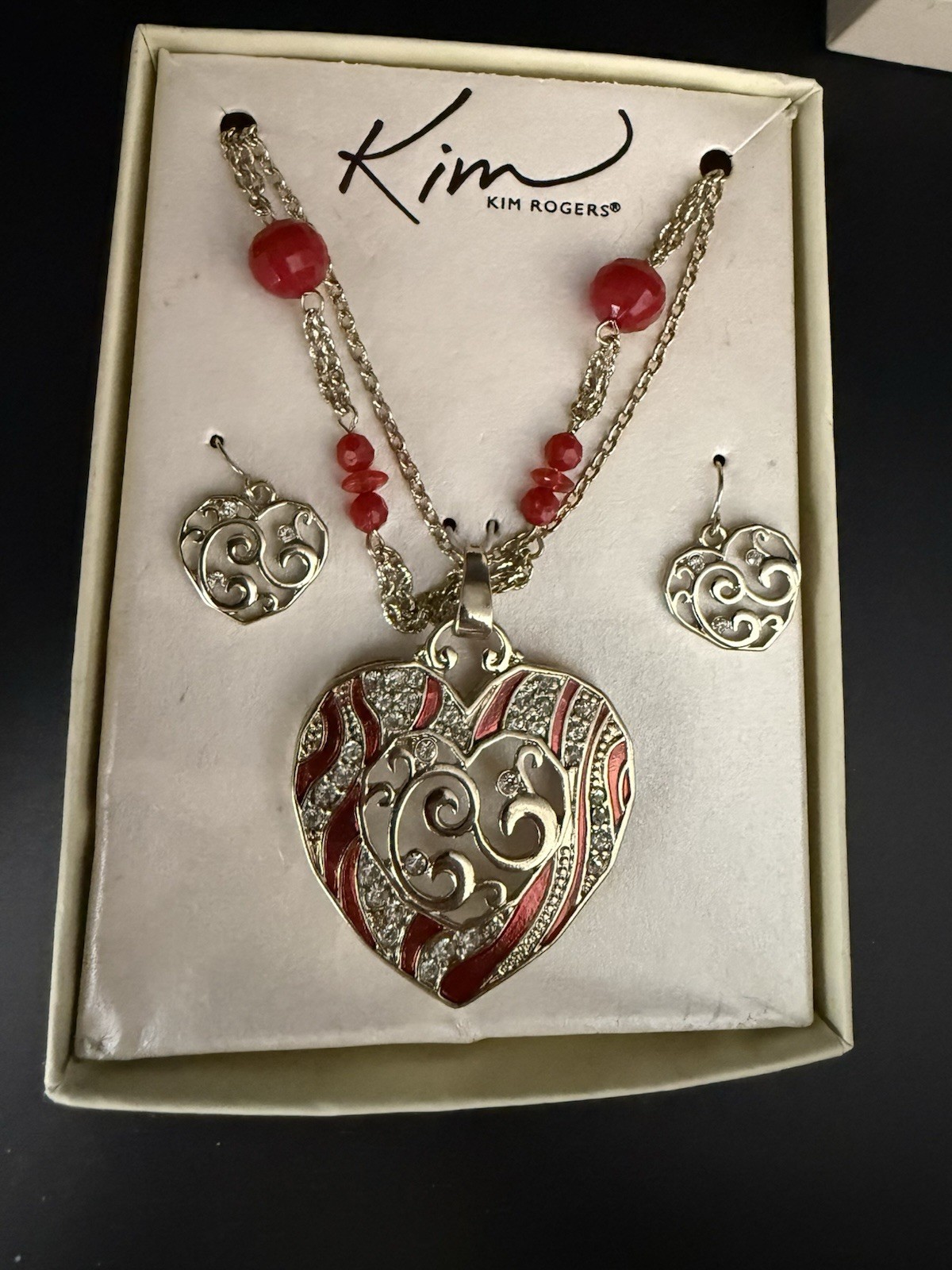 NWT KIM ROGERS Jewelry Lot ~ 1 Bracelet 6 Prs. Earrings 3 Necklaces/Sets