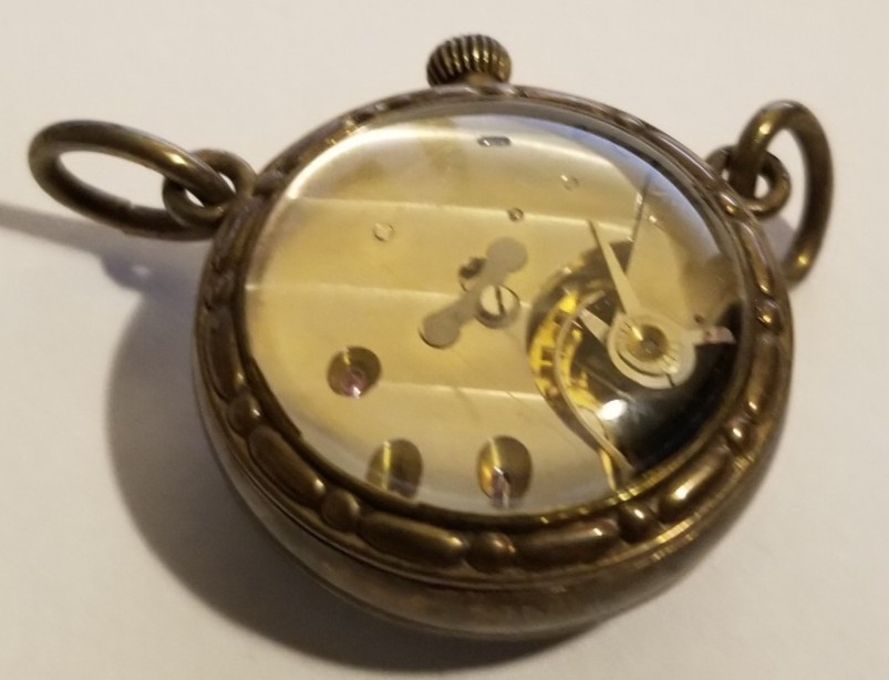 Antique Ladies Silver Watch Crystal Moderate Moderate Ball shape 3 Jewel Swiss?