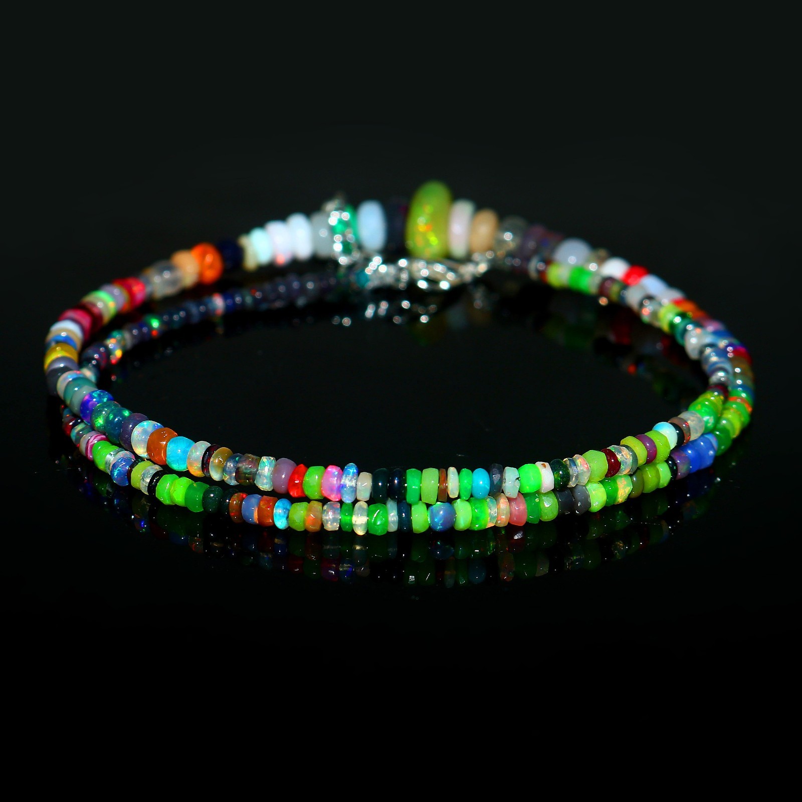 Top Quality Opal beads Rondelle Opal beads Multi-Color Opal Gift For Friend