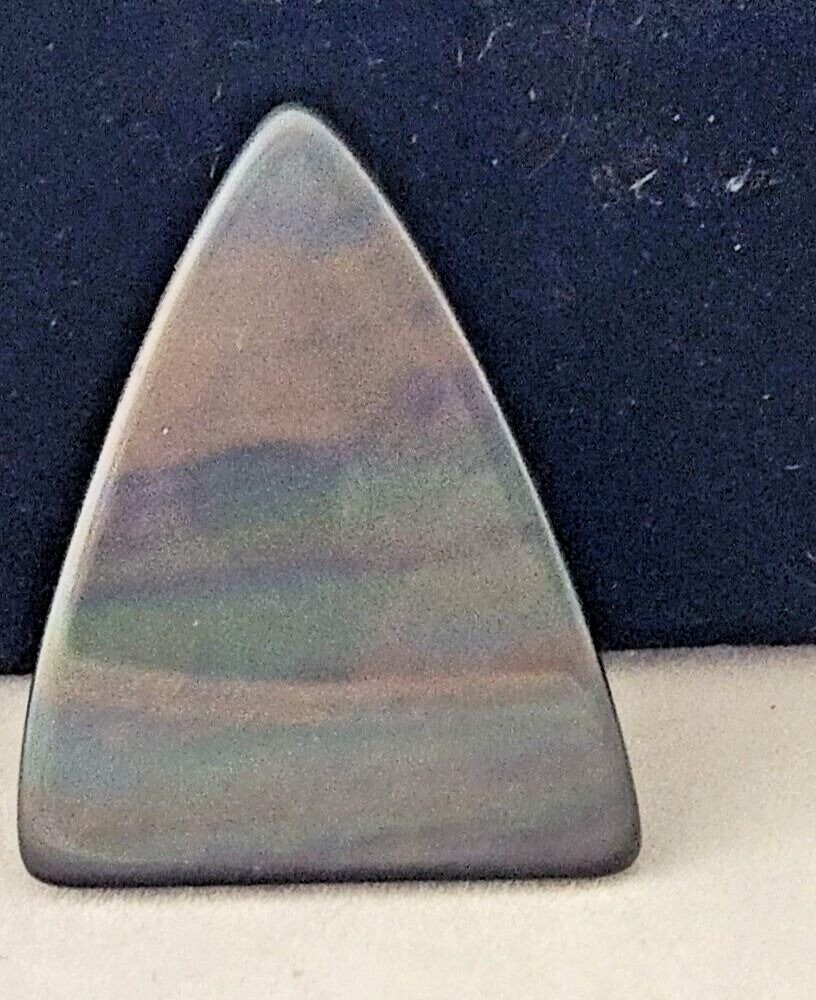 Gemstones Loose Obsidian Cabochon 8.9 gr Pendant Size 40 mm x 32 mm x 5 mm