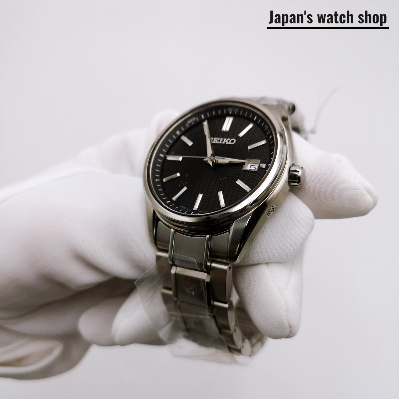 SEIKO Selection S SBTM341 Black Titanium Analog Men’s Watch New in Box