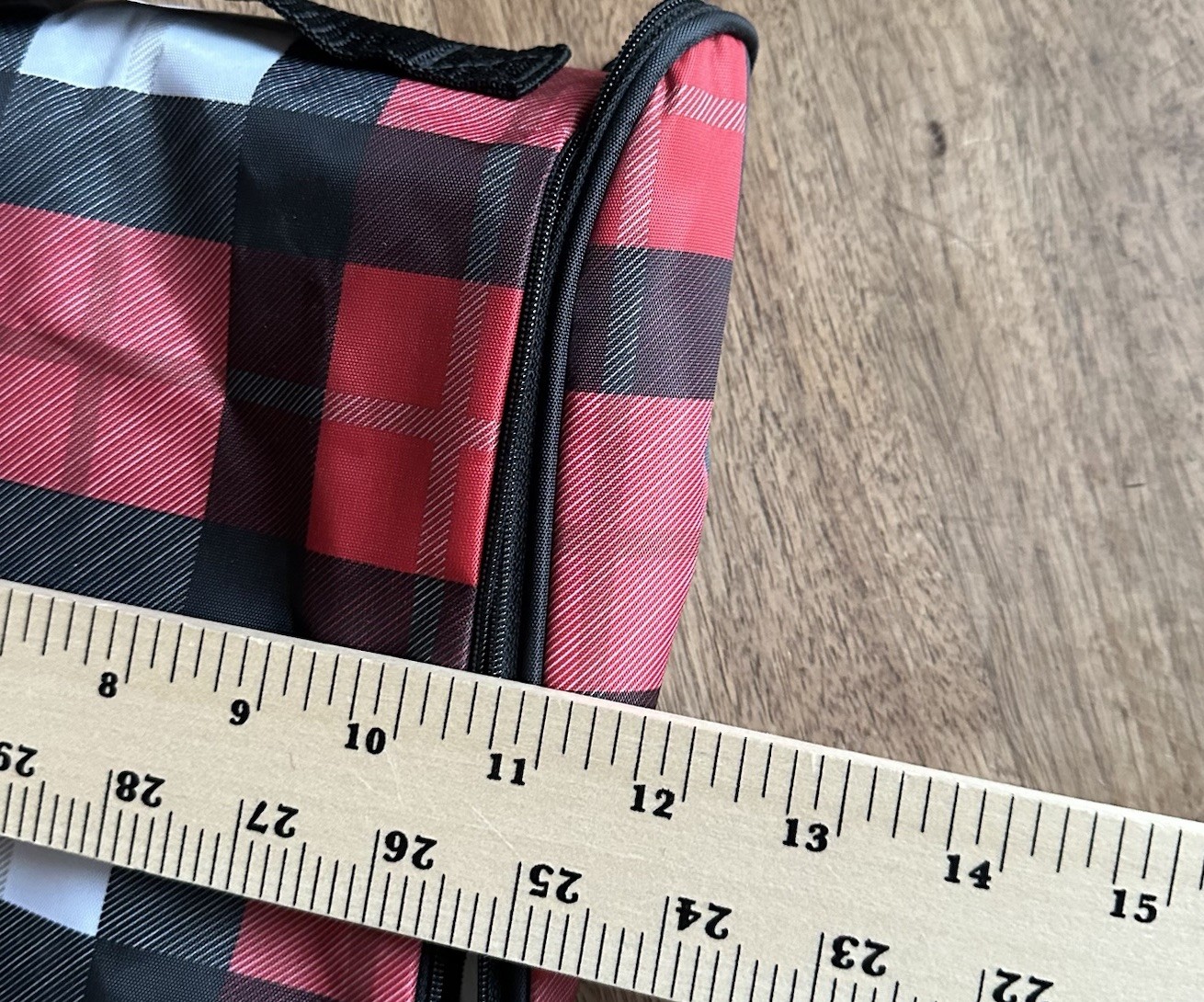 Thirty One Hanging Traveler Jewelry Make Up Case Check Mate Pattern Buffalo