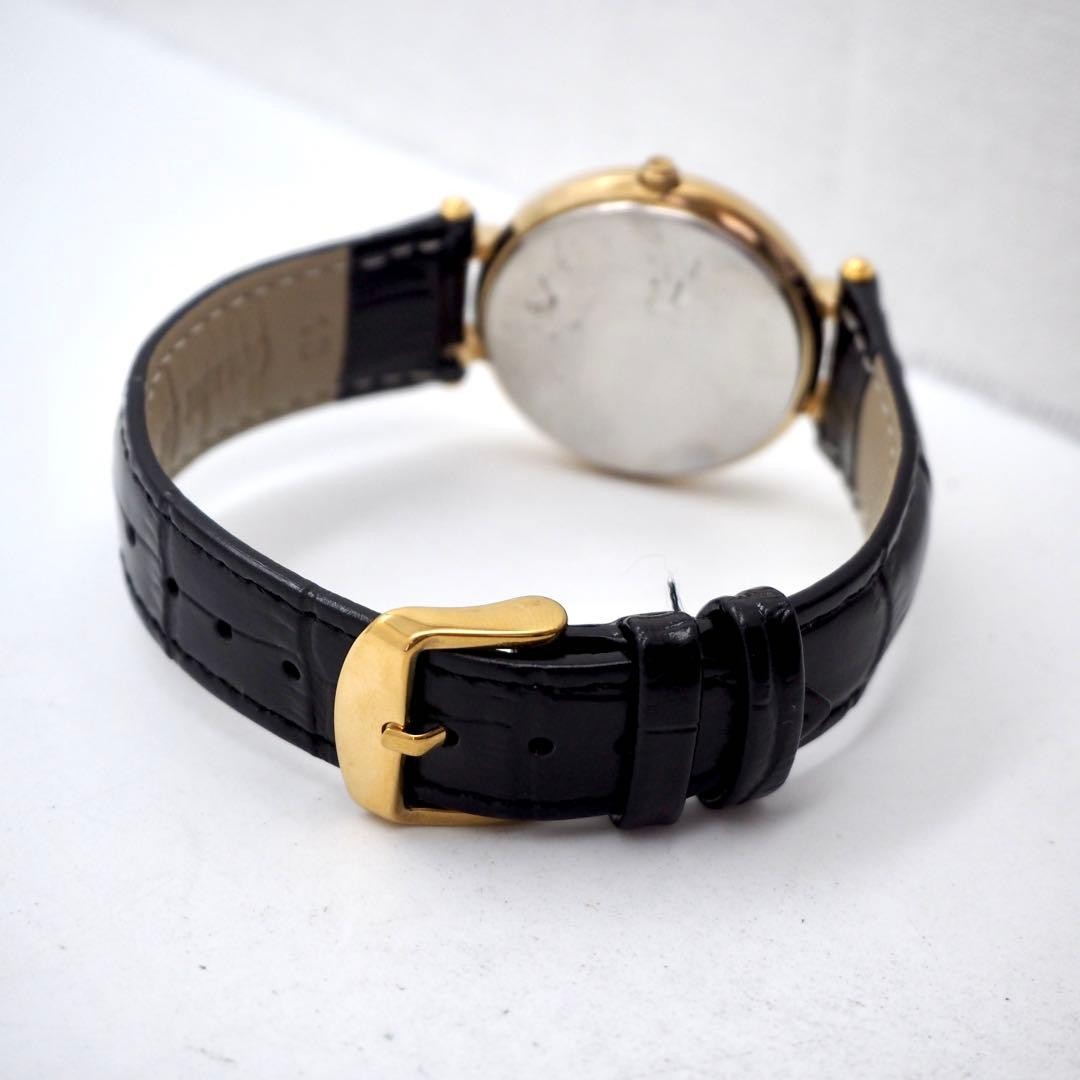 Burberry 3200 Men’s Quartz Watch Gold White Roman Dial Japan 0714639