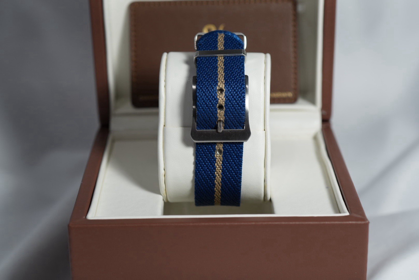 YEMA Superman Bronze Auto 40mm Blue Dial Nylon Strap 300m Limited Box Papers