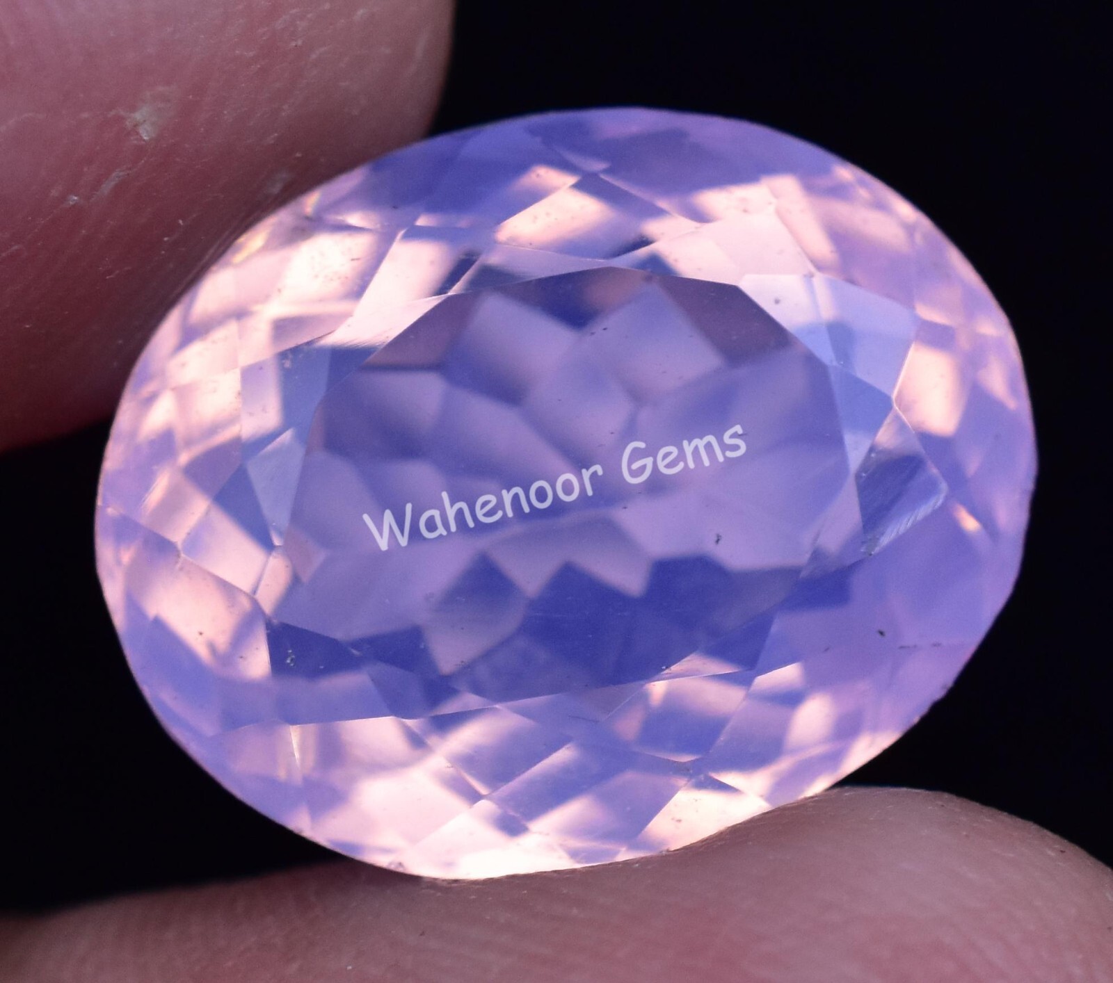 Natural Pink Opal 13.80 Ct Oval Certified Unheated Welo Australian Gemstone