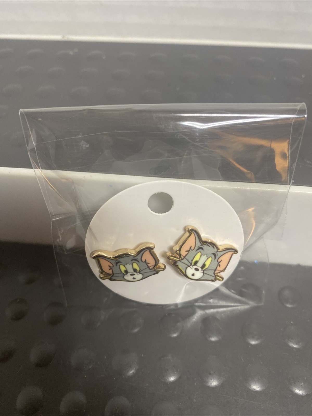 CARTOON NETWORK TOM & JERRY ENAMEL STUD TOM EARRINGS