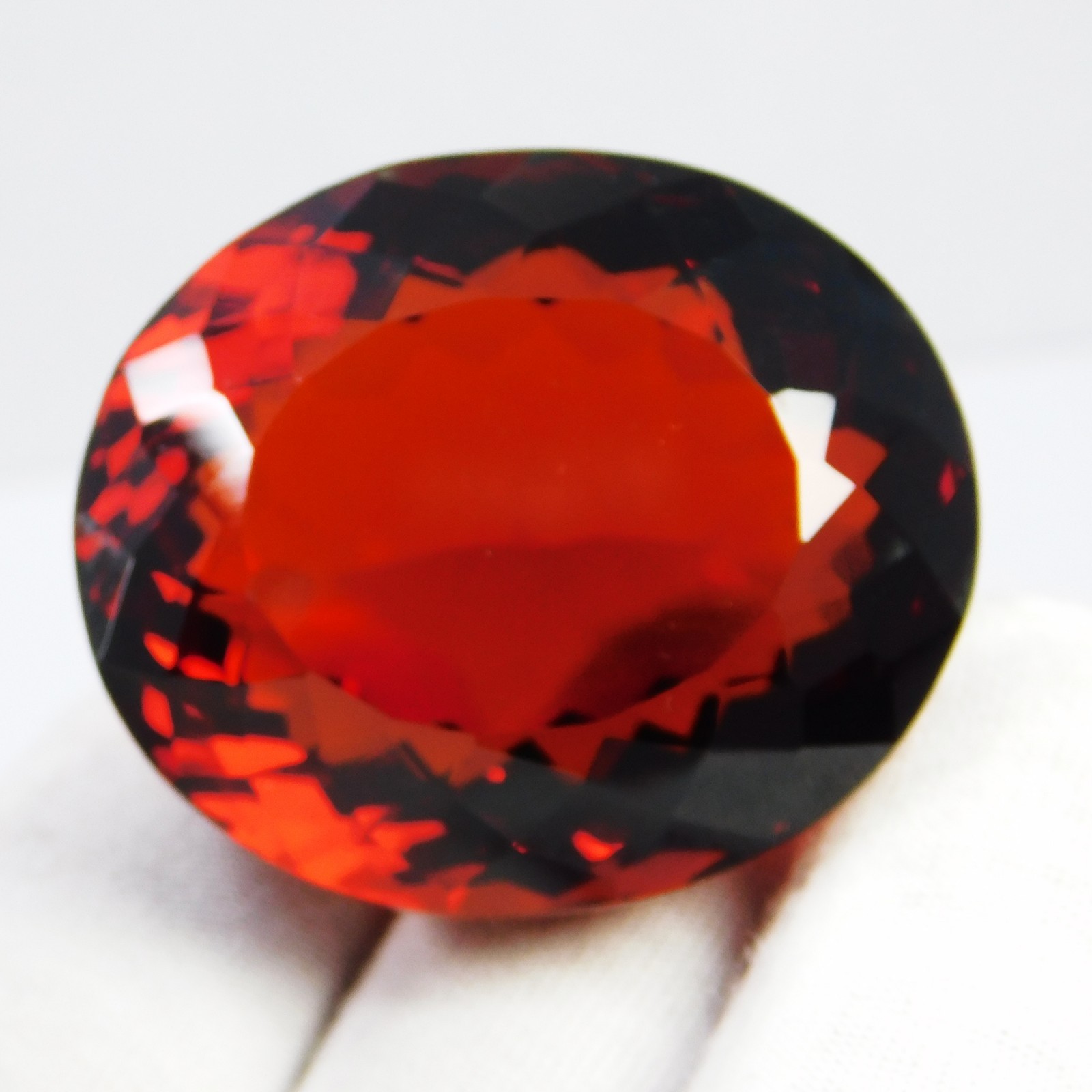 Stunning 198.20 Ct Natural Hessonite Garnet Oval Cut Certified Loose Gemstone