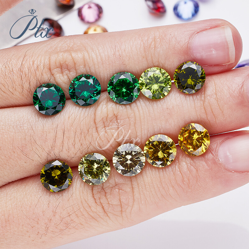 1mm~8mm Round Loose CZ Stone Cubic Zirconia Various Color 5A for Jewelry Making