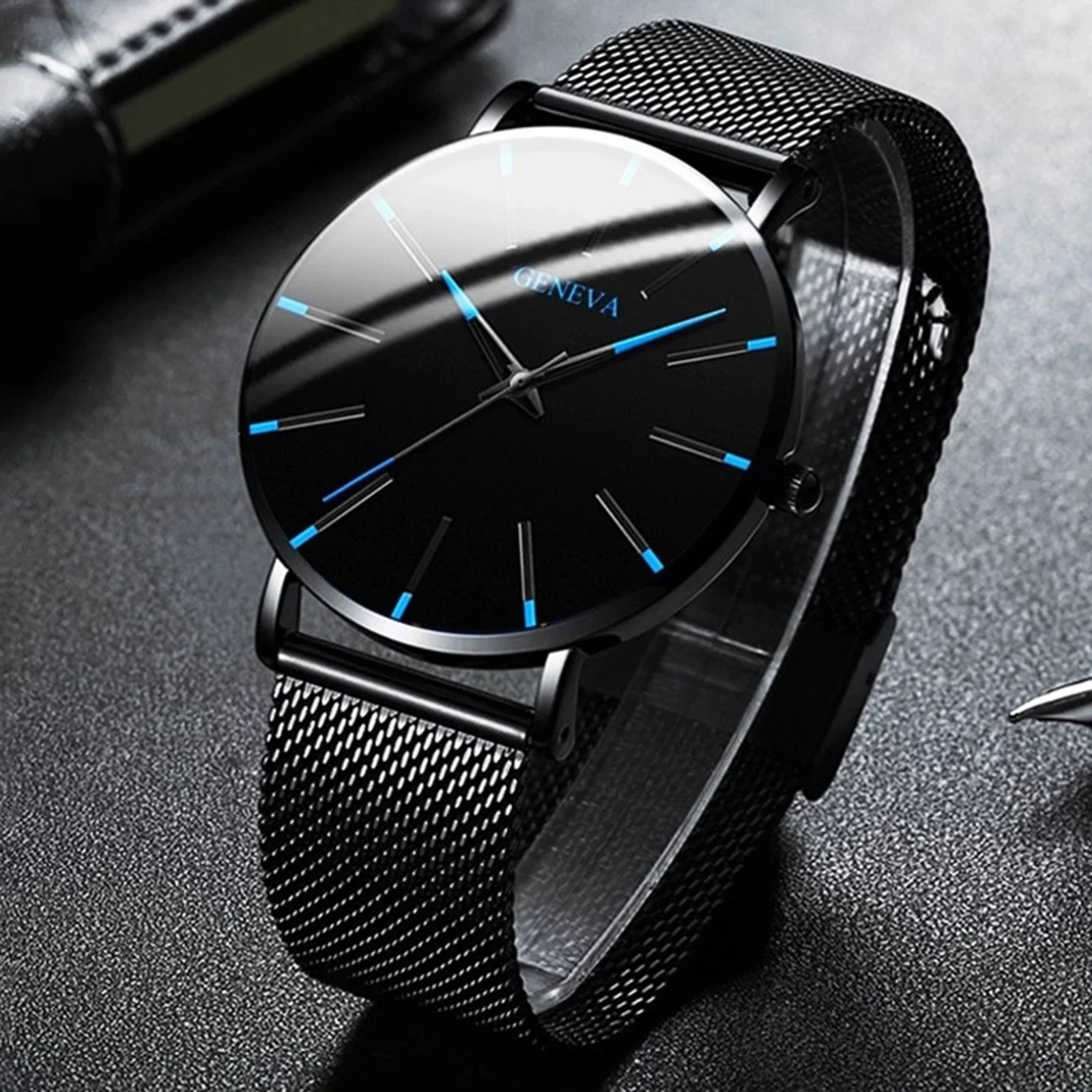 Waterproof Men’s Watch Stainless Steel Quartz Luminous Classic Watches Business