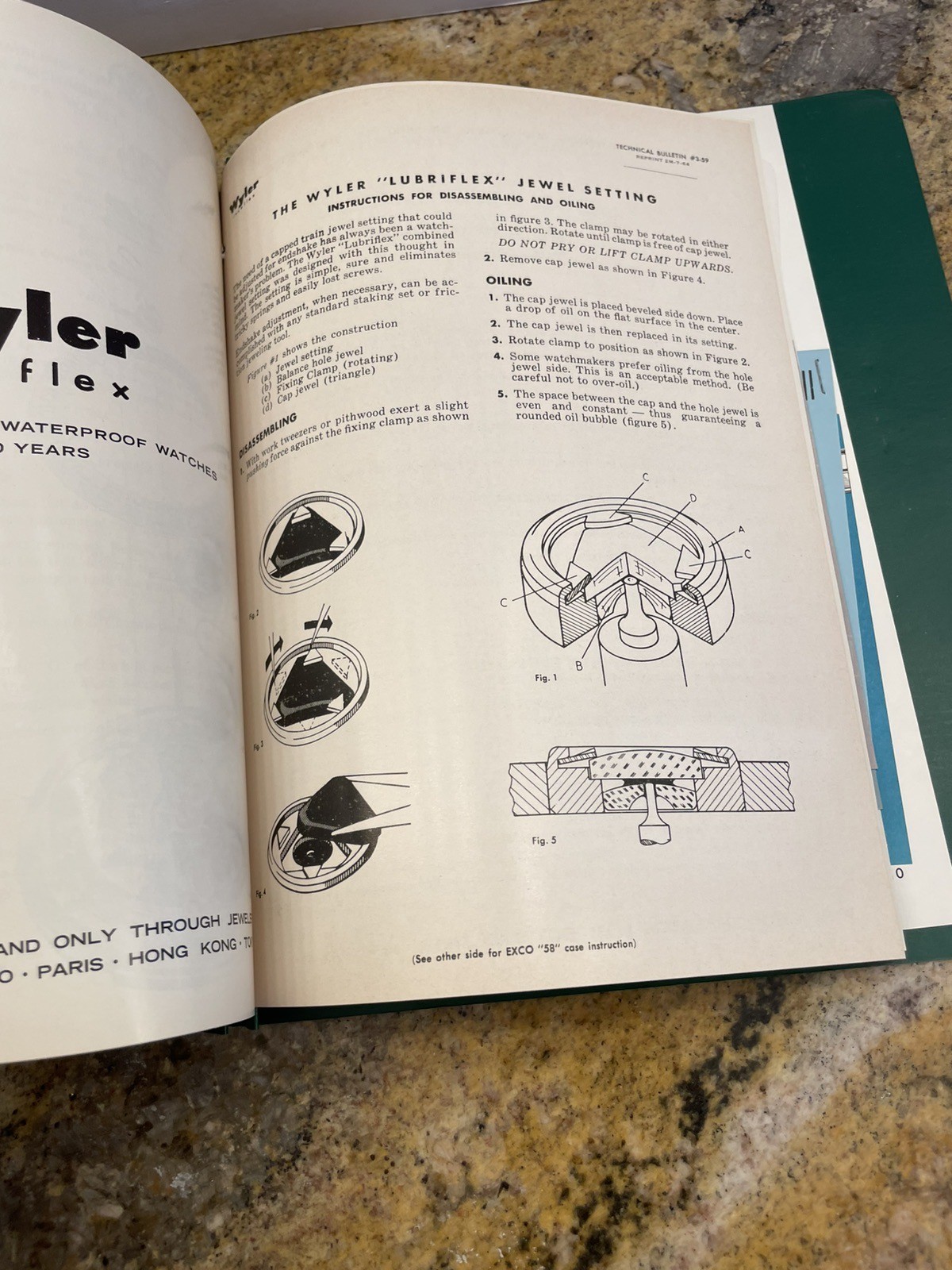 Vintage Wyler Incaflex 1963/1965 Service Manual & Catalog Of Genuine Material