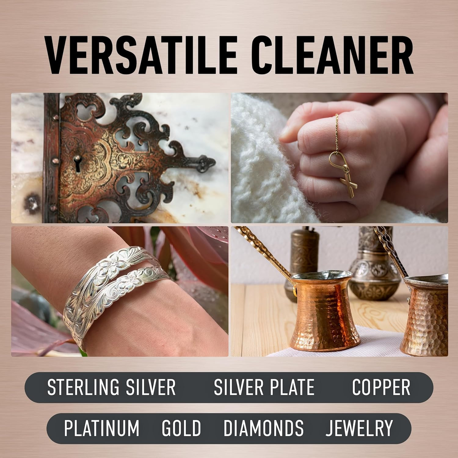 Tarn-X Tarnish Remover 12 Oz Silver Gold Copper Cleaner & Polish