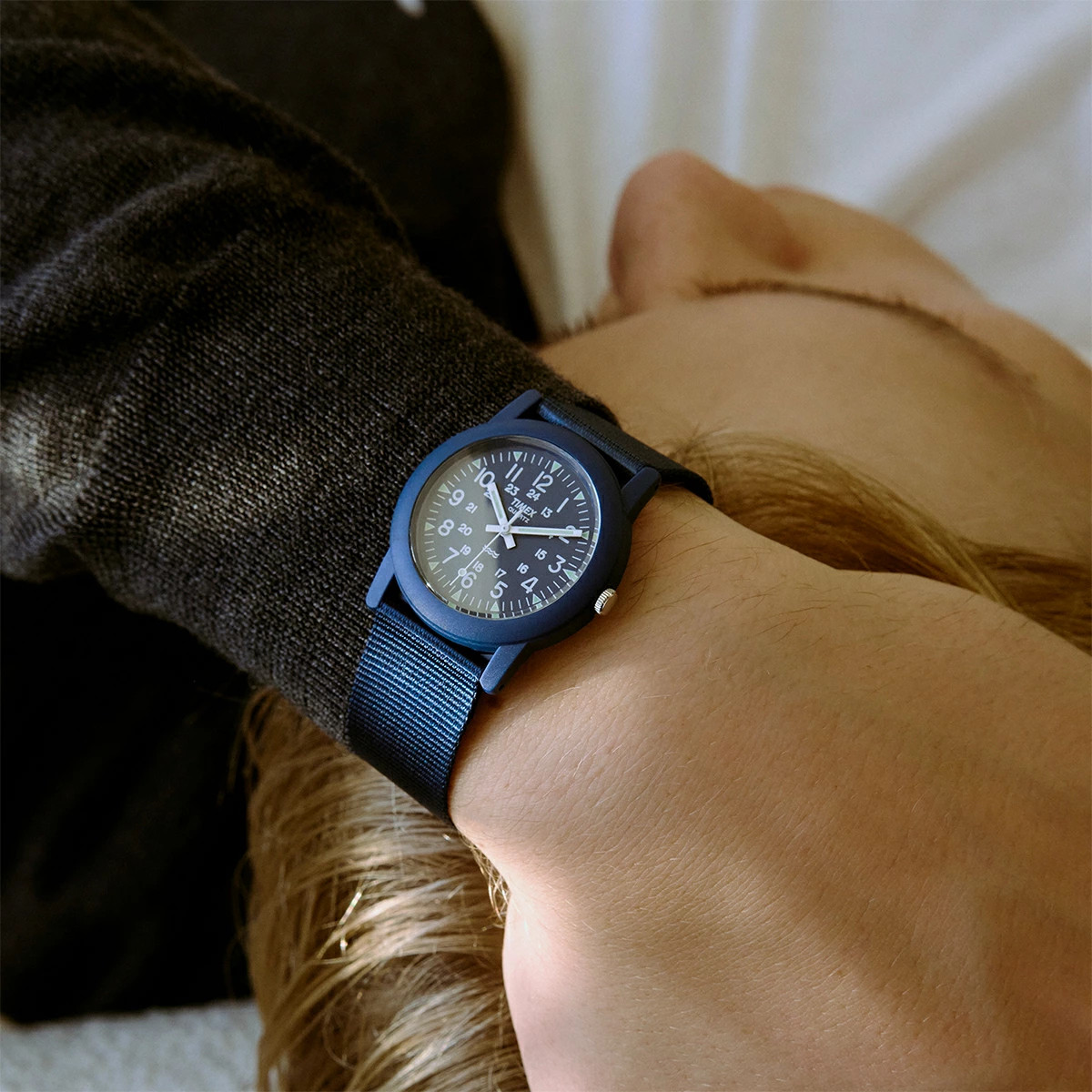Timex Camper 34mm Quartz Blue Case “Phantom Blue” Limited Reissue Watch R841020