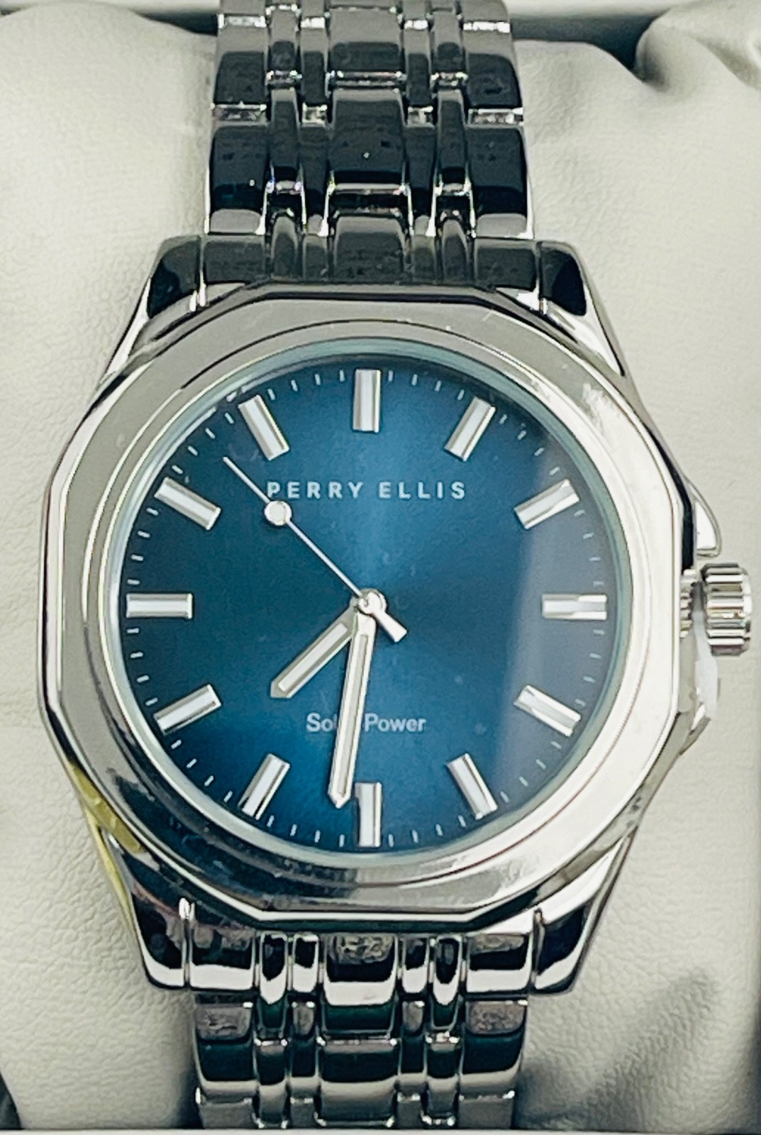 Men’s Perry Ellis Watch Solar or Ultra Thin Collection Timepiece 4 styles $100