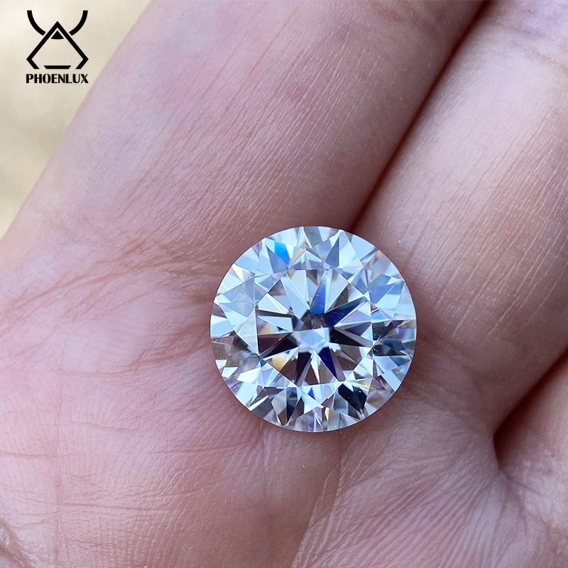 5CT Loose Moissanite Round Gem 0.7mm-3mm Melee Stone D White VVS For Jewelry DIY