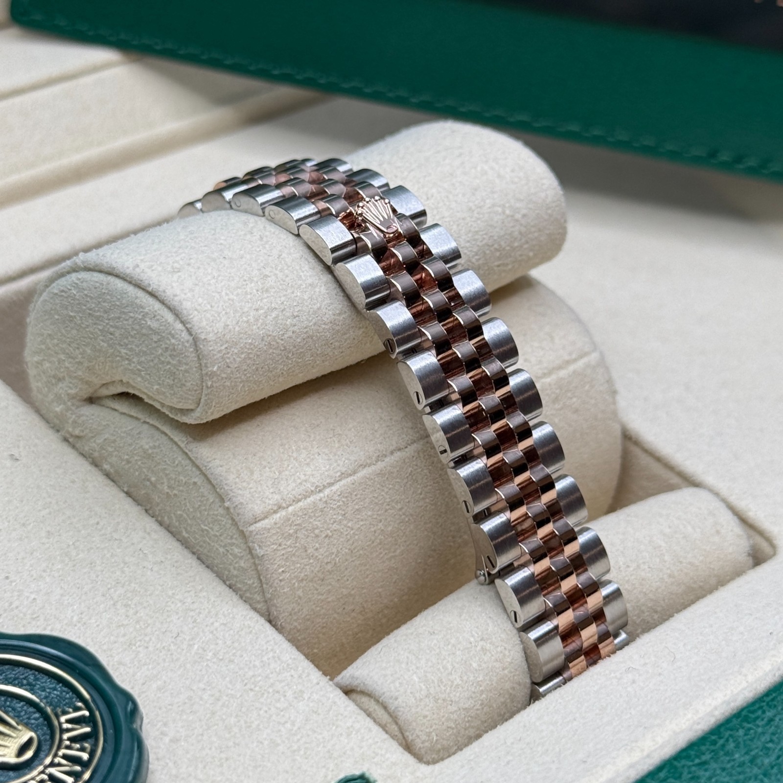 Rolex Lady-Datejust NEW 2026 Chocolate Diamond Dial Two Tone Rose Gold Diamond