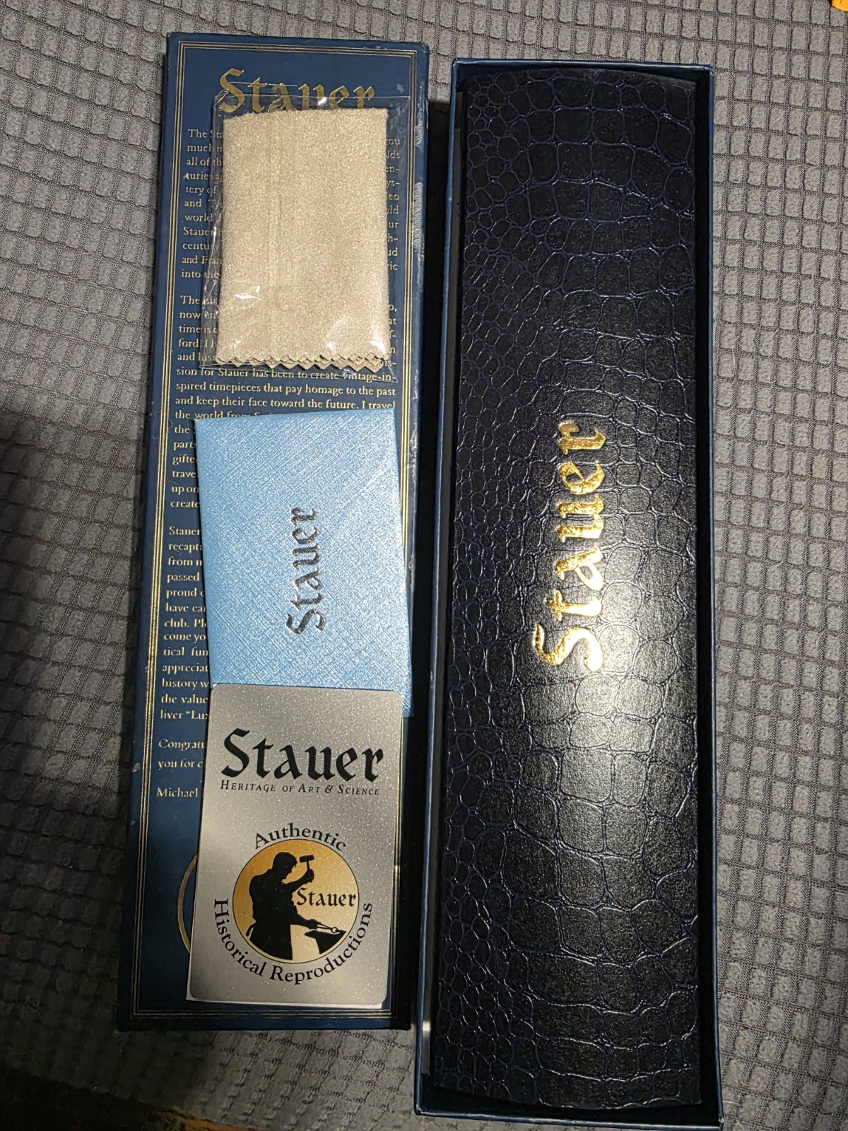 STAUER 1930 GOLD DASHTRONIC AUTOMATIC WATCH – BRAND NEW!