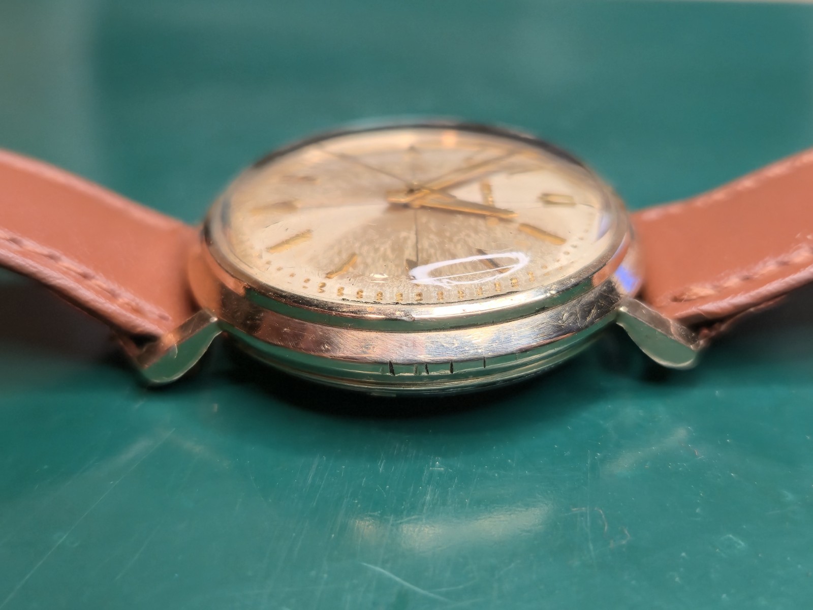 1966 Bulova Accutron Men’s Watch 10K Gold Filled 214 Tuning Fork New Battery